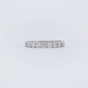 Churumbela oro blanco 14K con diamantes Lab Grown 50 pts