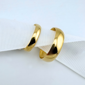 Argollas matrimoniales clásicas lisas