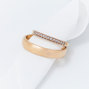 Argollas matrimoniales con churumbela