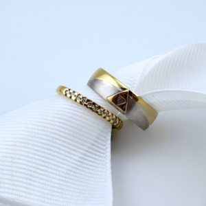 Argollas matrimoniales con churumbela