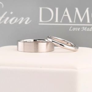 Argollas matrimoniales clásicas lisas