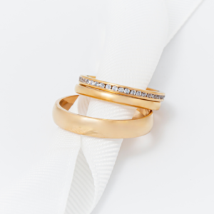 Argollas matrimoniales con churumbela