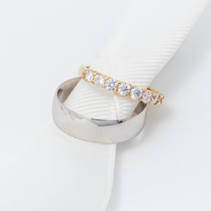 Argollas matrimoniales con churumbela